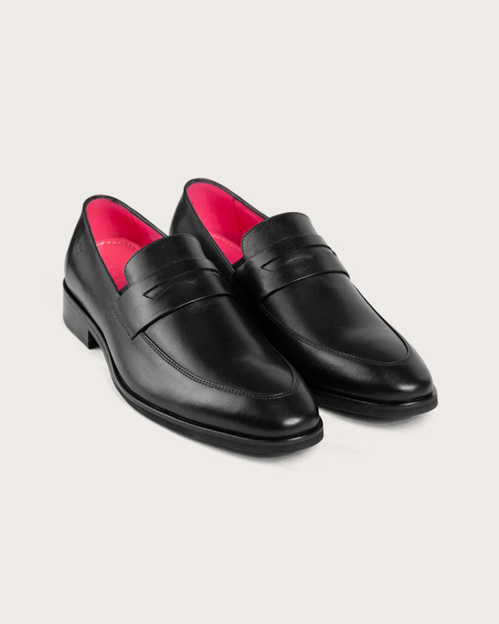 Mocasín Alessandro Negro Suela Clasica Sale