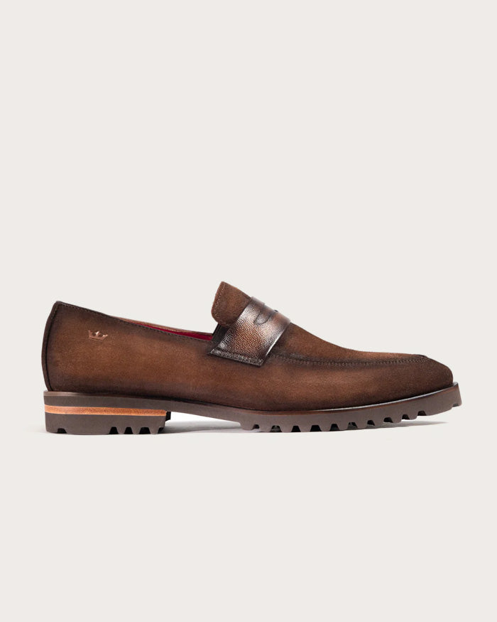 Mocasín Alessio Café Suela Ultraliviana