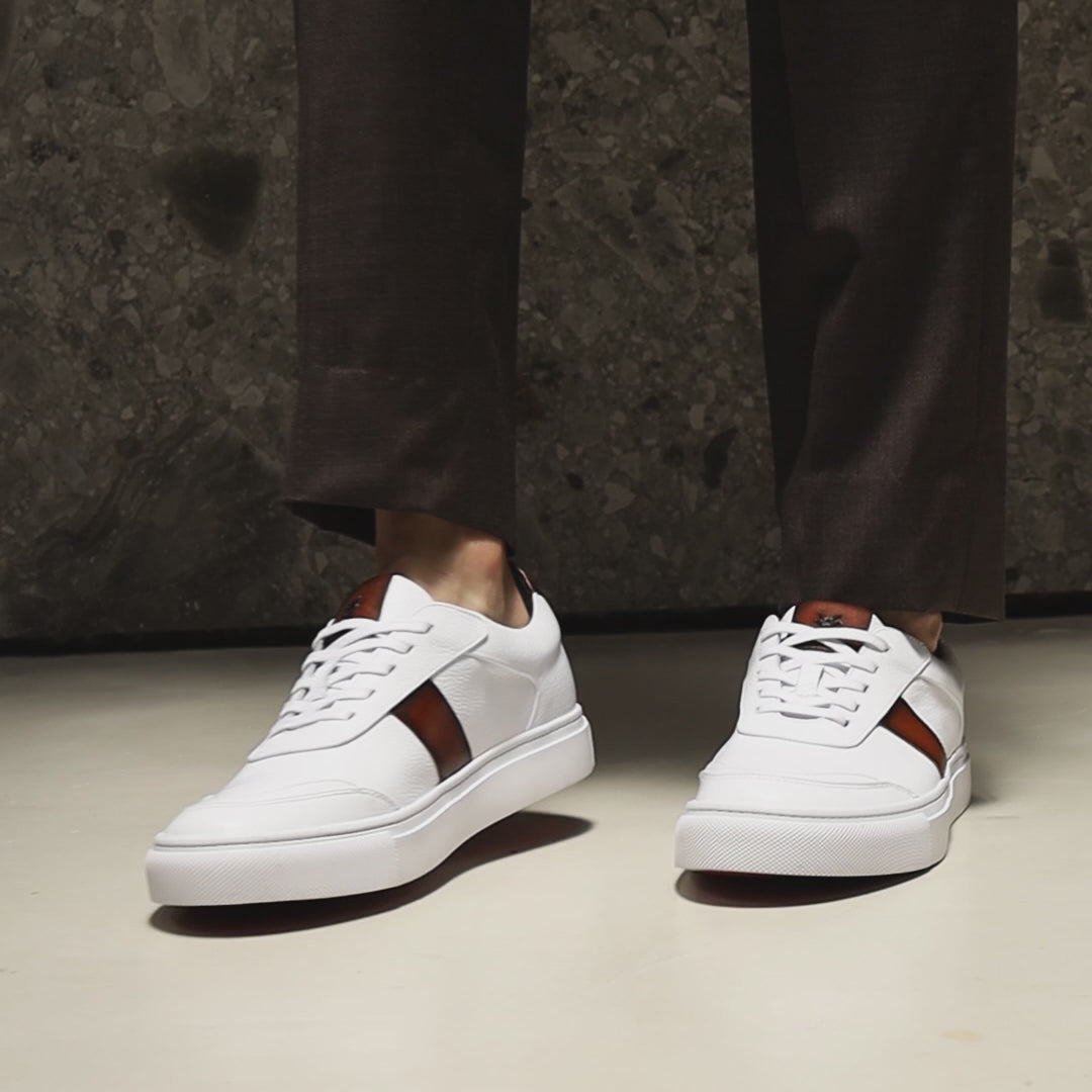 Sneaker Pisa Bianco Caramelo sale
